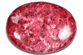 Vibrant Polished Thulite Stone - Trondheim, Norway #380818
