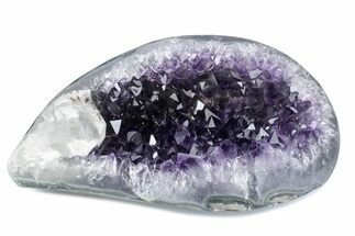 Wide, Purple Amethyst Geode - Uruguay #380260