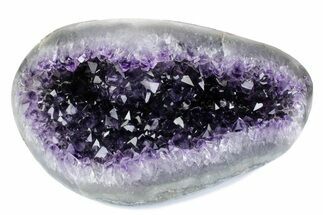 Wide, Purple Amethyst Geode - Uruguay #380270