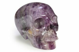 Realistic Brecciated Fluorite Skull #382263