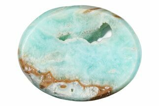Polished Banded Blue Aragonite Worry Stones #383359