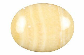 Polished Orange (Mango) Calcite Pocket Stones #383364