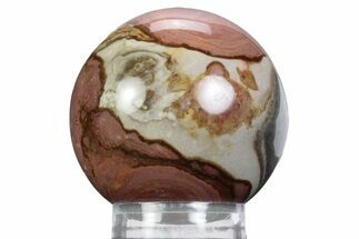 Polished Polychrome Jasper Sphere - Madagascar #383933