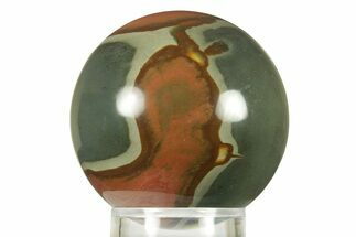 Polished Polychrome Jasper Sphere - Madagascar #383951