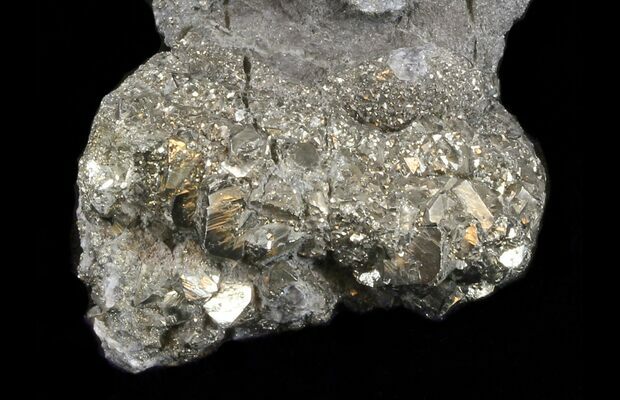 Natural pyrite specimen