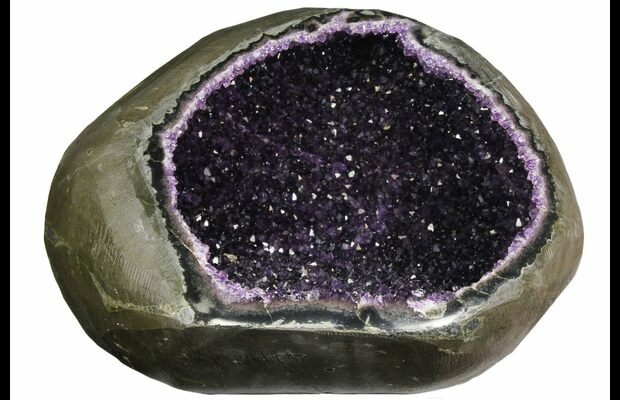 Top Quality 11 2 Amethyst Geode With Calcite Crystals Uruguay For Sale 140531 Fossilera Com